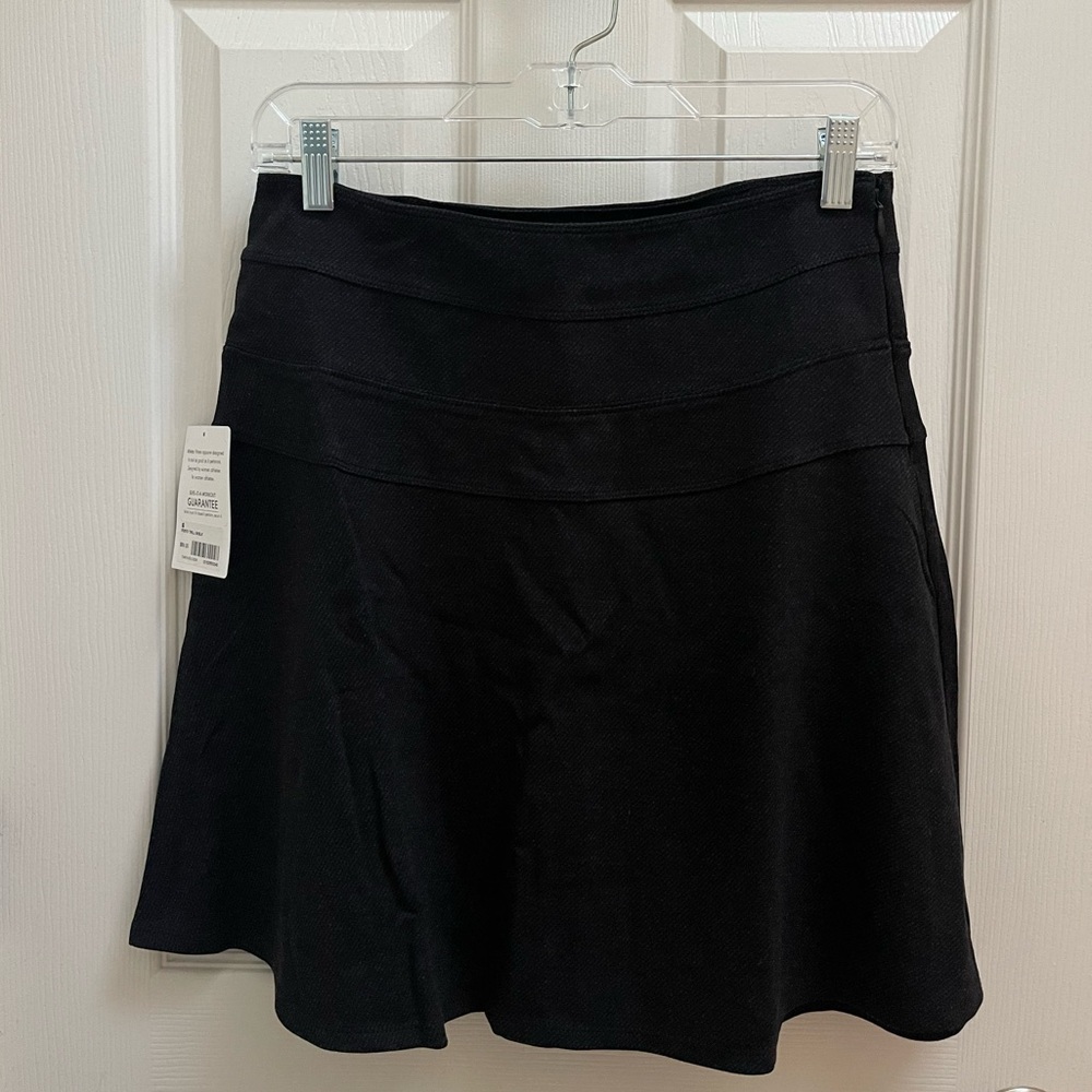 Athleta Ponte Twill Skirt Black